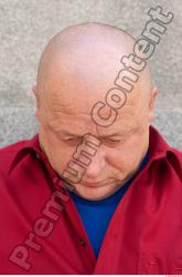 Head Man Casual Slim Overweight Bald Street photo references